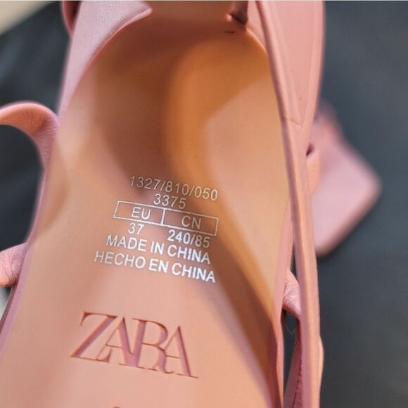 BRAND NEW ZARA SQUARE TOE MULTI-STRAP SANDAL - Picture 9 of 16